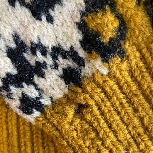 Vintage leopard print Wool Sweater - Picture 6 of 7